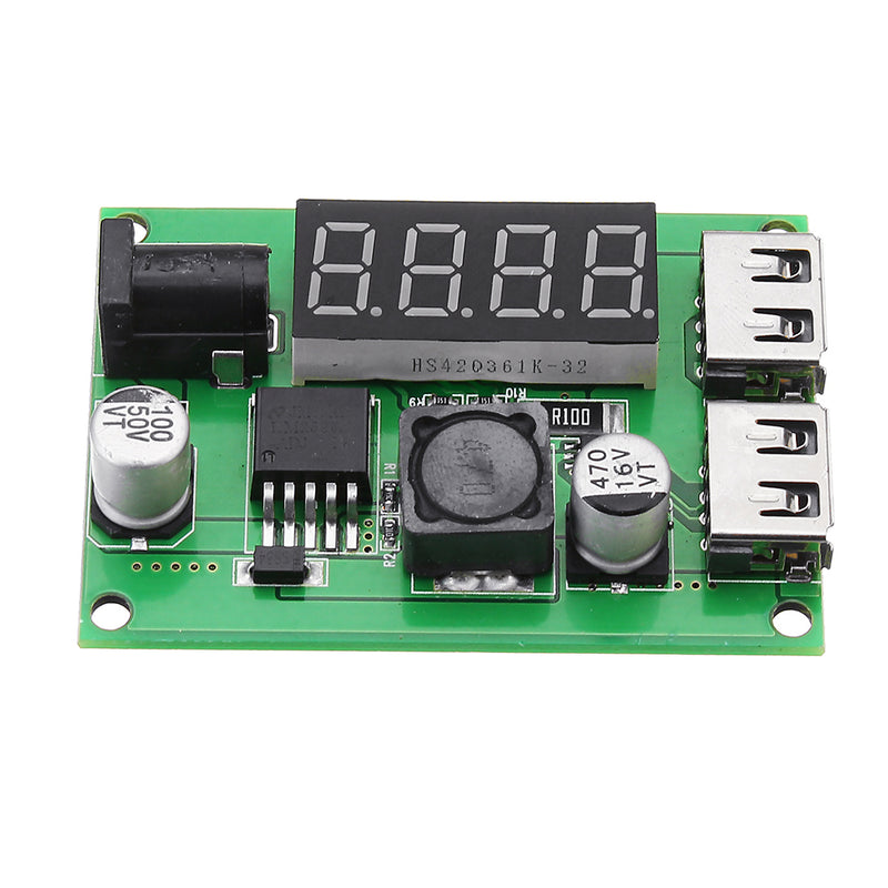 DC 12V/24V/36V To DC 5V 3A Step Down Module DC-DC Vehicle Fast Charging  With Solar Power Regulator