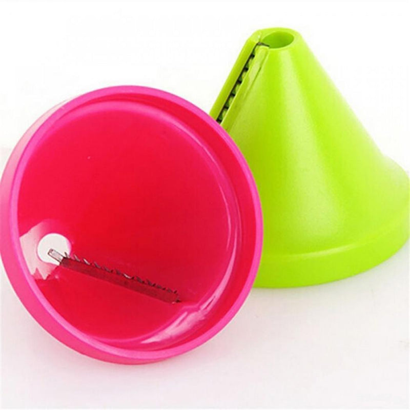 1Pc Kitchen Gadget Funnel Vegetable Carrot Radish Cutter Peeler