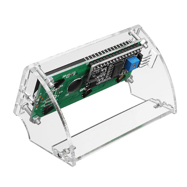 5pcs LCD1602 LCD Shell For 1602 Blue/Yellow And I2C 1602 Blue/Yellow Green Backlight LCD Module Case