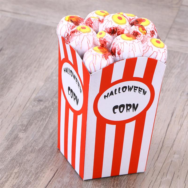Halloween Decorations Treat or Trick Toys Funny New Bar Haunted House Simulation Eye Popcorn