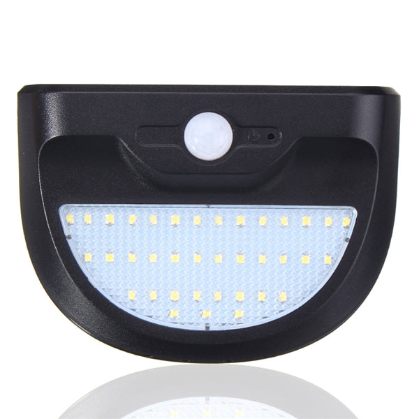 Solar Powered 37 LED Radar Sensor Wall Light Waterproof Outdoor Garden Security Lamp