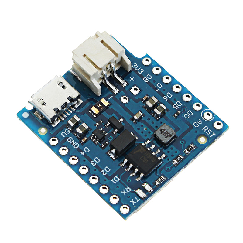 5pcs Wemos Battery Shield V1.2.0 For Wemos D1 Mini Single Lithium Battery Charging & Boost Module