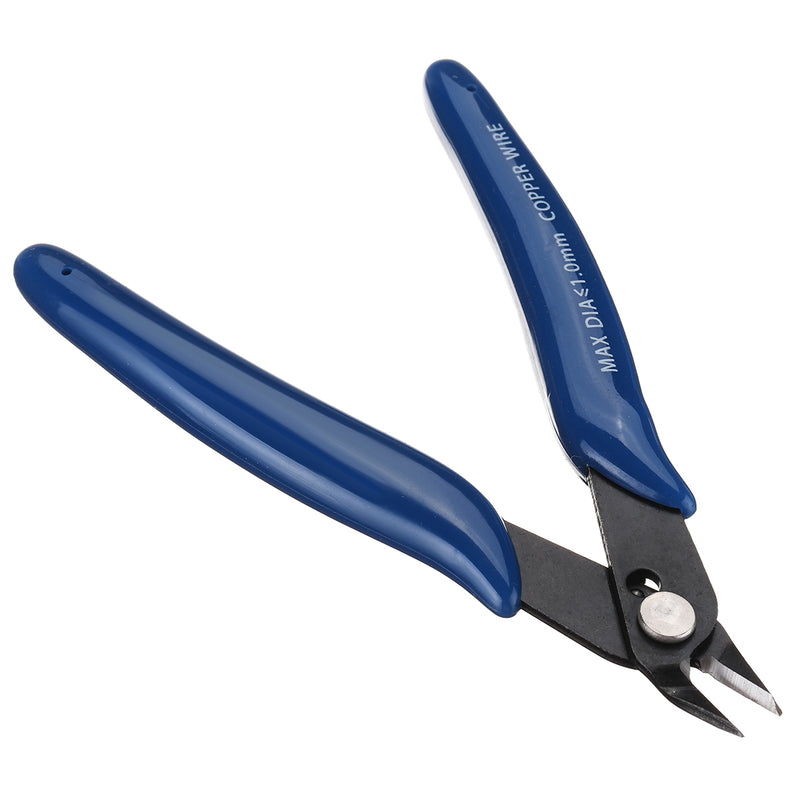 6Pcs Solder Iron Soldering Tool Kit Set Desoldering Pump Tweezers Cutters Flux Wick Scraper