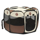 OxGord 45cm Pet Dog Cat Playpen Tent Portable Exercise Fence Kennel Cage Crate
