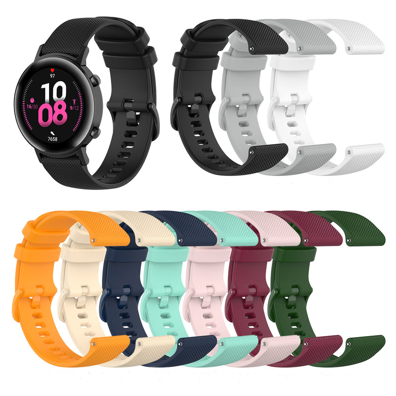 Bakeey 20MM Silicone Plaid Watch Band For Huawei WATCH GT 2 42MM/Honor WATCH 2 42MM