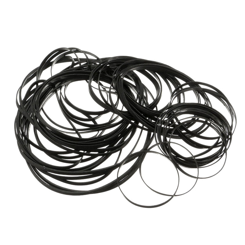 35pcs 40-135mm Generic Mix Cassette Tape Machine Belt Assorted Common Belt