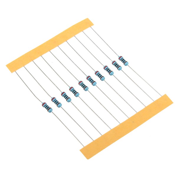 300Pcs 1% 1/4W Metal Film Resistor Resistance 30 Values Assortment Kit