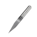 25 Degree 3.175mm Shank 0.1/0.2/0.3/0.4/0.5mm Flat Bottom PCB Engraving Bit CNC Tool