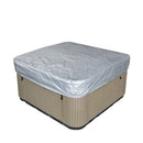 200x200x25cm Hot Tub Spa Cover Cap Guard Waterproof Silver Jacket Bag Protector