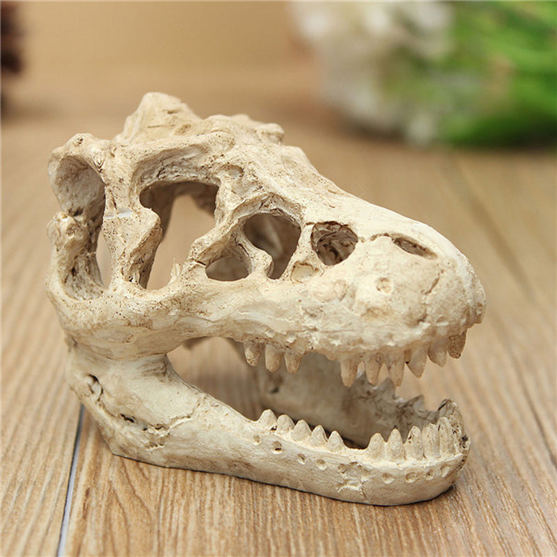 Dragon Resin Aquarium Decoration Crocodile Skull For Fish Tank Resin Ornament