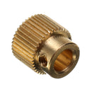 40Teeth Brass Feed Wheel Extrusion Gear for 3D Printer Extruder