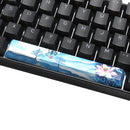 Five-sided Dyesub PBT Lotus Pond Fly Space Bar 6.25u Novelty Keycap