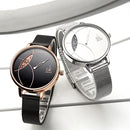 SHENGKE SK K0091 Creative Eye Shape Turntable Hour Dial Women Full Steel Strap Women Quartz Watch