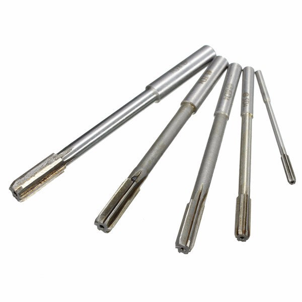5pcs 3/5/6/7/8mm Shank Machine Milling Reamer Straight Shank Countersink Chucking Reamer