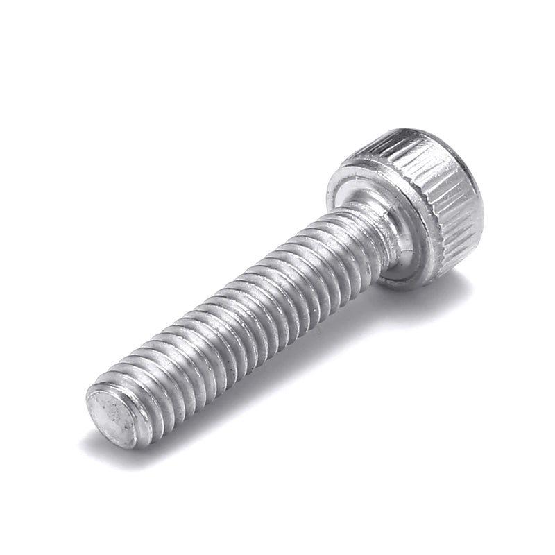 Suleve M4SH4 180Pcs M4 304 Stainless Steel Screw Hex Socket Cap Head 6-35mm Bolt Assortment Kit