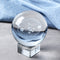 6cm Clear Glass Crystal Healing Ball Meditate Sphere Mascot Planet Space Decor