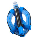 Diving Mask Snorkel Mask Full Face Mask Detachable Camera Mount Adjustable Headband Anti-fog Leakage Safety Snorkeling Diving Equipment with Mobile Waterproof Bag