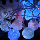 KCASA CSL-7 Gardening 5M 20LED String Light Snow Ball Shape Holiday Garden Party Wedding Decoration
