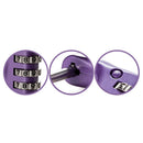 Mini 3 Digital Combination Security Padlock Zinc Alloy Travel Luggage Drawer Bags Lock