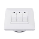 MoesHouse WS-EUY3-W EU Standard 3 Gang Smart Push Button Switch Smart Life Tuya Wireless Remote Control Work with Alexa Google Home