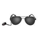 KCASA Smart bluetooth Glasses USB Earphone UV400 Sunglasses for Phone Call Music