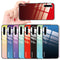 Bakeey Gradient Color Shockproof Tempered Glass Protective Case for Xiaomi Redmi Note 8