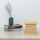 Pet Casket Wooden Cat Dog Burial Personal Cremation Ashes Urn Ash Coffin Box