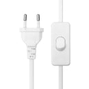 50CM E27 EU US Plug Double Heads Clip With Switch Extension Bulb Holder Socket for LED Plant Light