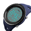 SKMEI 1246 Outdoor Alarm Chronograph Double Time Swimming Sport Men Digital Watch