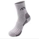 Santo S004 Thick Quick Drying Men Winter Thermal Sport Socks Seamless Striped Cotton Socks