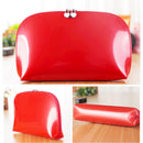 Honana HN-CB06 PU Cosmetic Storage Bag 10 Colors Portable Waterproof Travel Toiletry Makeup Bag