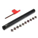 S16Q-SCLCR09 16x180mm Lathe Boring Bar Turning Tool Holder With 10pcs CCMT09T3 Inserts