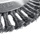 150mm Weed Trimmer Head Lawn Mower Sharpener Grass Weeder Steel Brush Head