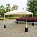 Outdoor Camping Tent Sunshade Canopy 4 Leg Weight Sand Bag Gazebo 600D Oxford Windproof Fixing Sandbag