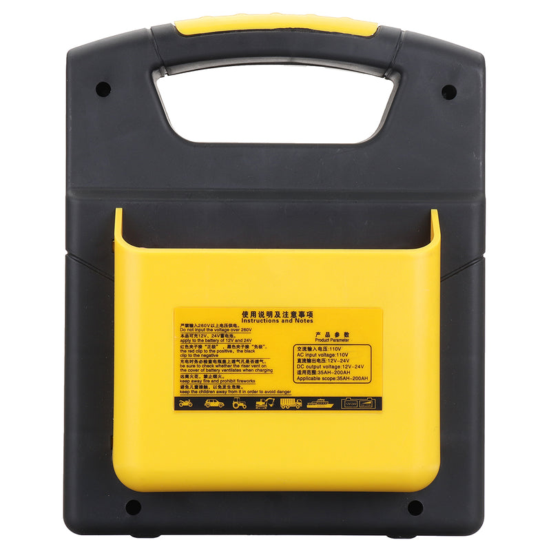 110V 12V/24V Smart Auto Car Battery Charger LCD display Silent Pulse Repair Jump Starter Booster Eightfold Safety Protection 35AH-200AH