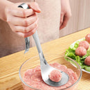 Non-Stick DIY Creative Meat Fish Rice Ball Maker Stainless Steel Kitchen Mould Spoon Gadget