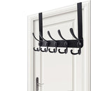 Stainless Steel Hook Door Hanger Hat Coat Towel Hanger with 5 Hooks