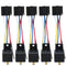 5pcs 12V 40A 5 Pin Relay Switch w/Socket Holder For Car Truck Van Motorcycle Boat