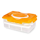 Double Layer 24 Grid Egg Box Kitchen Storage Container Holder Food Organizer Fridge Crisper