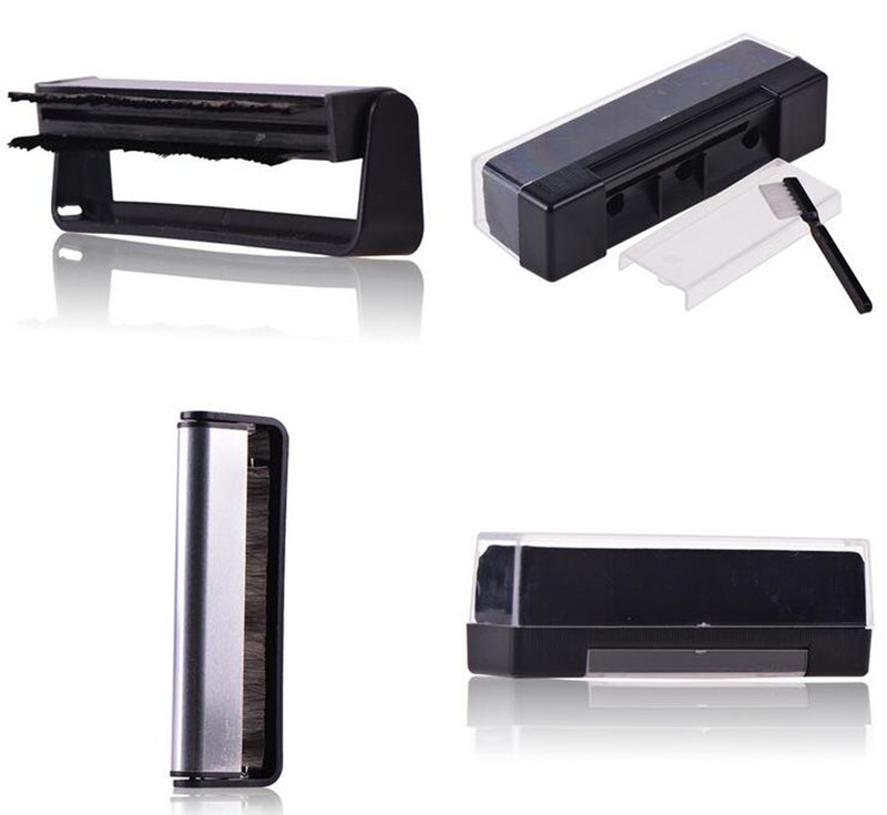 Cleaning Kit Carbon Fiber Dust Anti Static Brushes Player Remover Cleaner Stains Vinyl Record