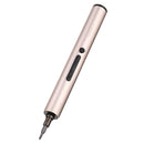 Yunzhong 3 Speed Cordless Electric Screwdriver Lithium Battery Rechargeable Dual Use Electric Repair Tool W/ 21 Bits