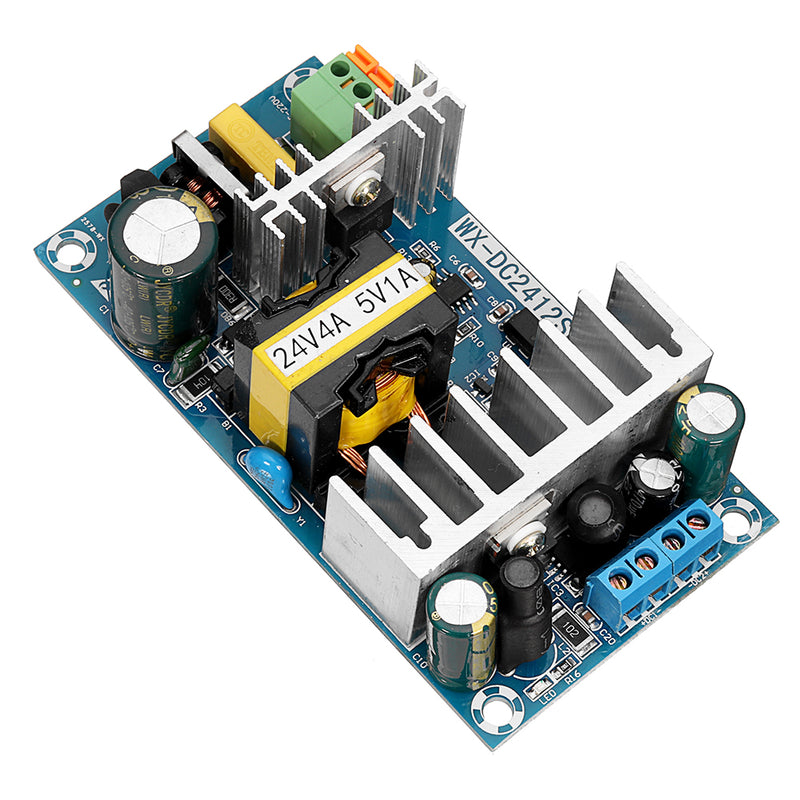 AC-DC 24V4A 5V1A Dual Switch Power Supply Module Isolated Dual Output Power Supply Bare Board