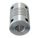 Machifit ID7/8/10mm Flexible Shaft Coupling OD19mm L25mm CNC Stepper Motor Coupler Connector