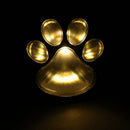 Solar Power 4 LED Dog Animal Paw Print Light for Outdoor Garden Path