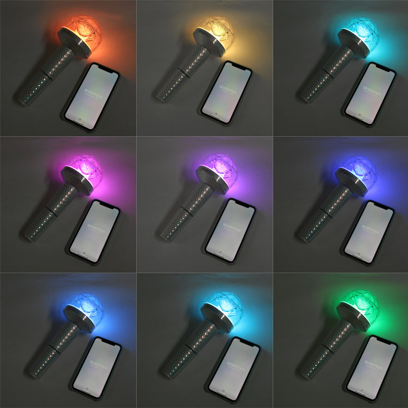 Ver.2 SEVENTEEN OFFICIAL Light Stick Concert LED Lamp Lightstick bluetooth 5.0 Decorations