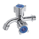 1/2 Inch Washing Machine Faucet Sink Connector Hose Tap Garden 2 Outlet With Control