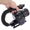 PULUZ PU3005 C-shaped Video Handle DV Bracket Steadicam Stabilizer for DSLR DV Camera