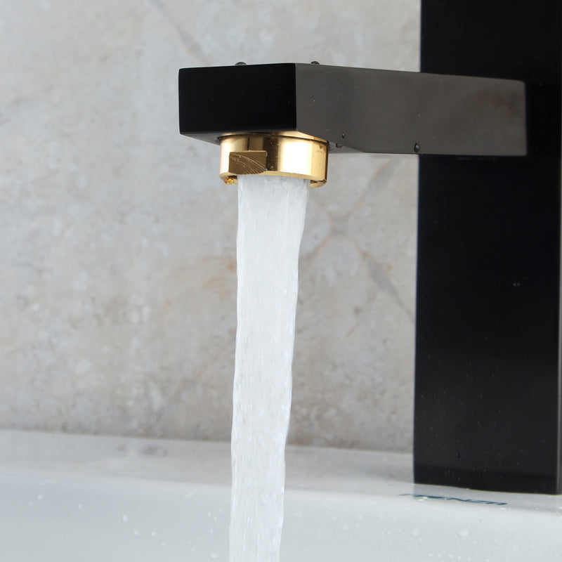 Aluminum Bathroom Basin Faucet Single Handle Mixer Tap Rubbed Bronze Rose Gold