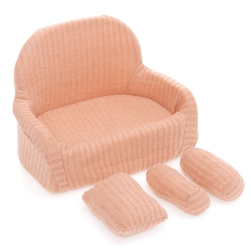 4 in1 Newborn Baby Boy Girl Photography Sofa Chair Soft Bolster Baby Seat Cushion