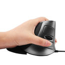 DELUX/Colorful M618 Wired Vertical Holding Healthy Anti-mouse Hand Mouse For Macbook PC Laptop
